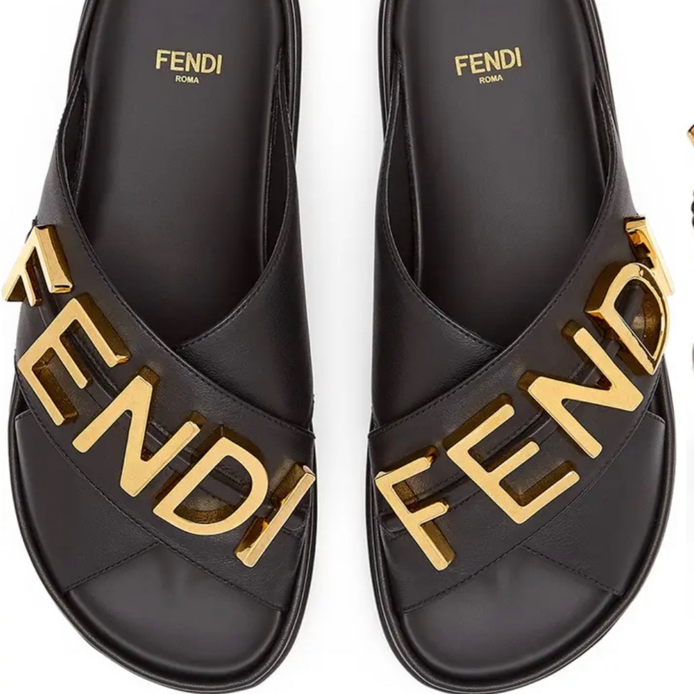 Black designer sandles